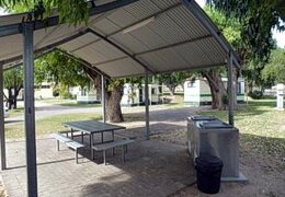 Sheltered BBQ Areas Sheltered BBQ Areas - Pink Lake Tourist Park